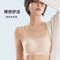 Sky Opener Lingerie Woman No Steel Ring Small Chest Coalesque Adjustment Type Inner Woman Coat Thin section No-mark-back bra Vest Style