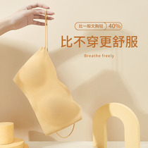 Underwear Feminists No Steel Ring Small Chest Gathering Movement Ultra Slim big Chest Explicit small text bra closeted breast anti-drooping