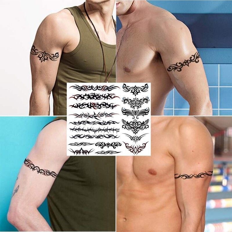 Succubus Tattoo Stickers for Men, New Style Totem Waist Flower, Succubus Flower Magic Tattoo, Belly Tattoo, Sexy Tattoo Stickers for Men and Women, Juice