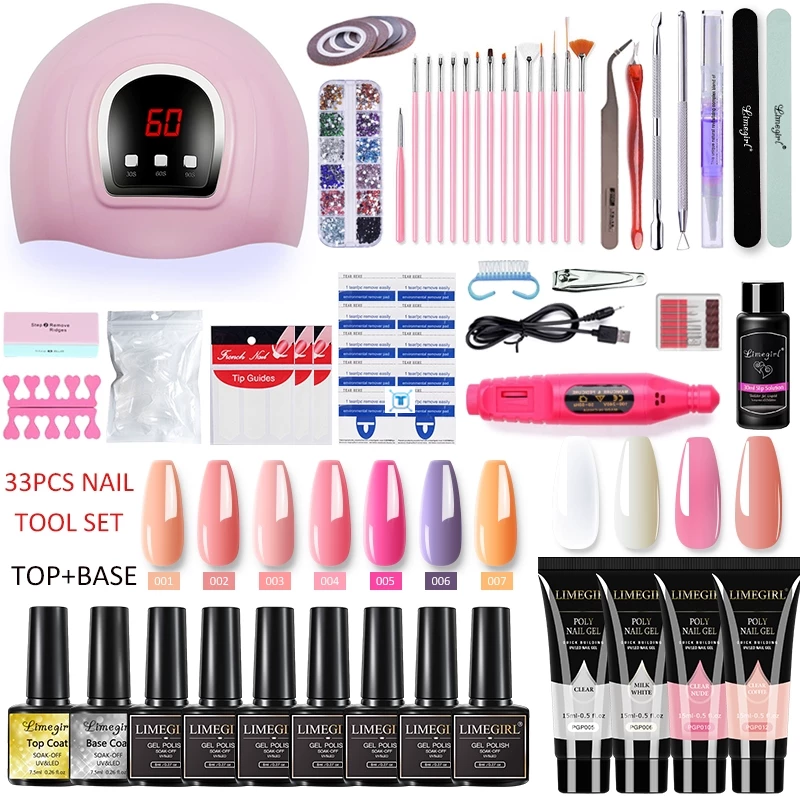 Acrylic Gel Poly Nail Gel Kit Nail Extension