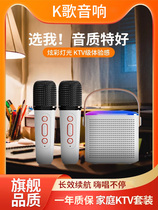 Household childrens karaoke microphone wireless national karaoke Bluetooth small speaker outdoor high volume portable portable