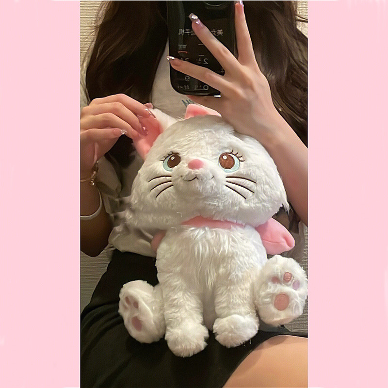 Tianyuanjia Mary cat doll plush cute girl birthday gift cartoon sleeping girl heart toy