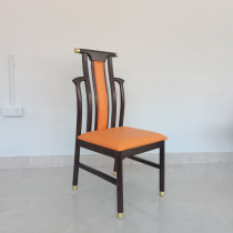 Simple dining chair home back chair Internet celebrity light luxury leather chair creative modern chair banquet restaurant exhibition hall dining chair