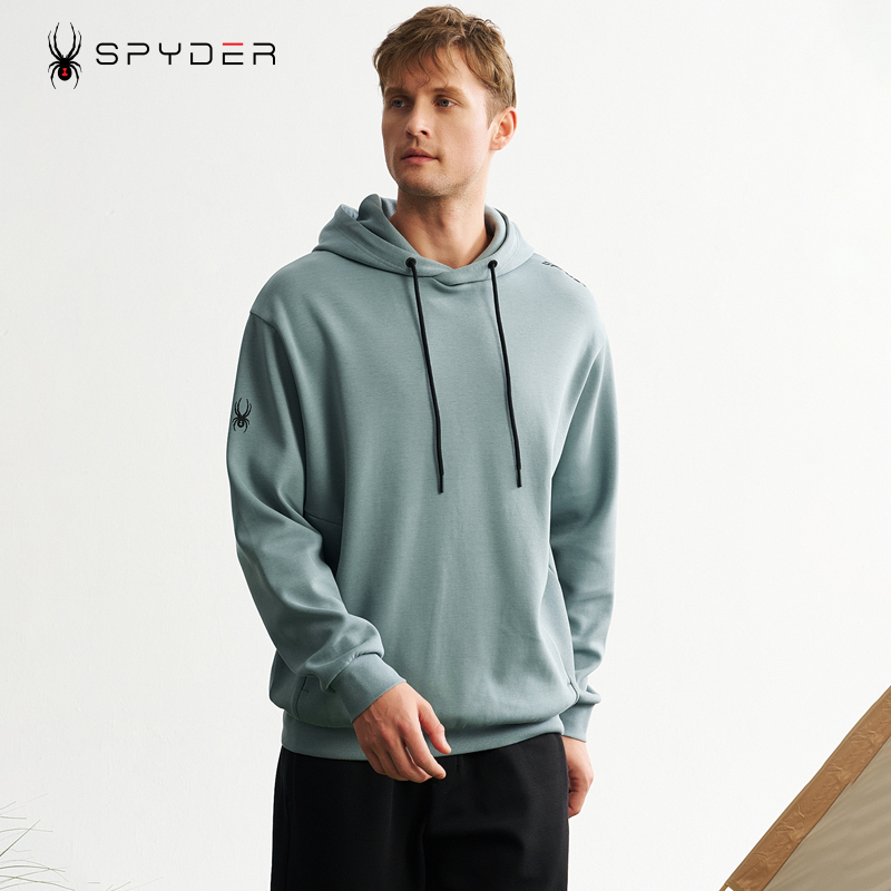 Spyder Spider Autumn Pullover Hoodie Men's Hooded Sweatshirt Casual Hoodie Trendy Brand 24Mf311M