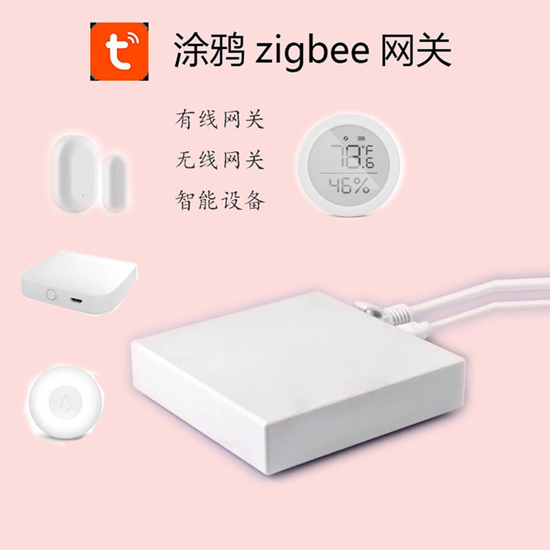 Tuya Smart Zigbee Gateway Magpie Starting Smart Home Human Presence Sensor 86 Wireless Wired Gateway