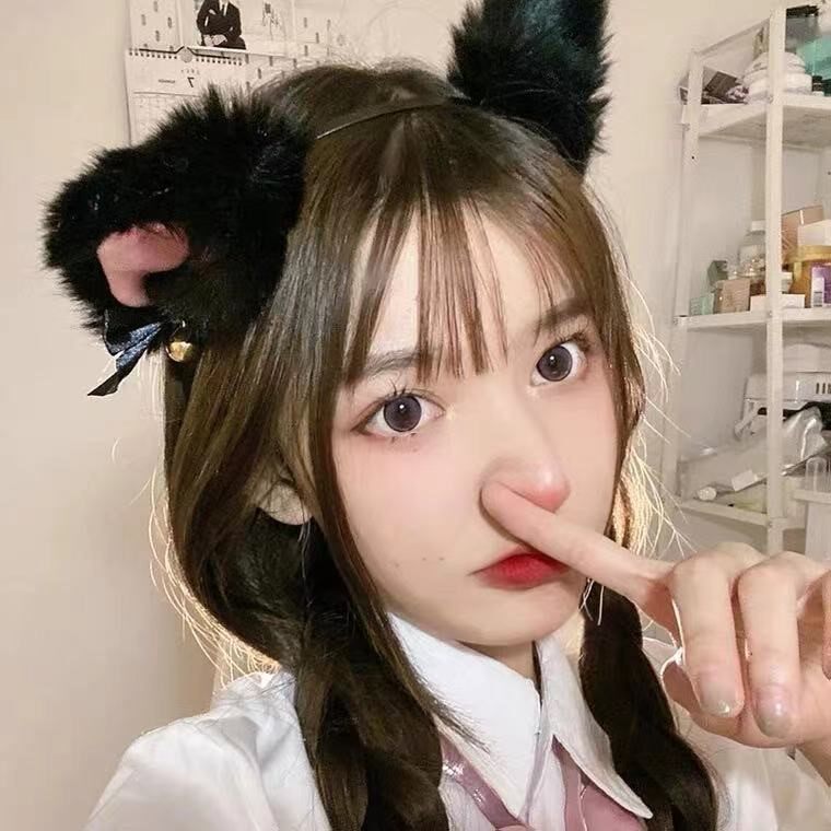 Cute Ultra Cute Sweet Cat Ear Hair Stirrup Photo Prop Plush Kitty Fox Head Hoop Female Cat Domestics Ear Hair