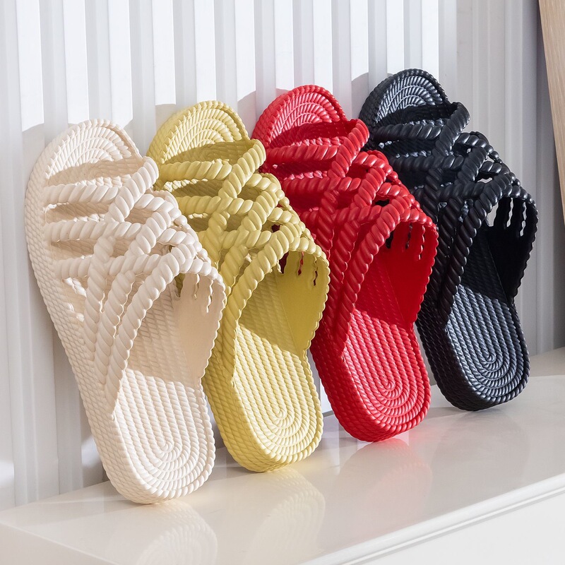 Women's Woven Flat Sandals with Hollow Design, Fashionable Thick Soles, Versatile Beach Roman Style, High Aesthetic, Simple Summer Outdoor Women's Shoes Women's Woven Flat Sandals with Hollow Design, Fashionable Thick Soles, Versatile Beach Roman Style, High Aesthetic, Simple Summer Outdoor Women's Shoes