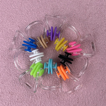 Swimming nose clip childrens professional anti-choking soft silicone unisex adult couple colorful learning swimming equipment