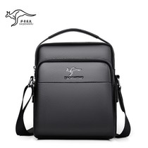 Saatchi Kangaroos new Korean style trendy first-layer cowhide cross-body shoulder bag fashionable and lightweight hand-held cross-body bag