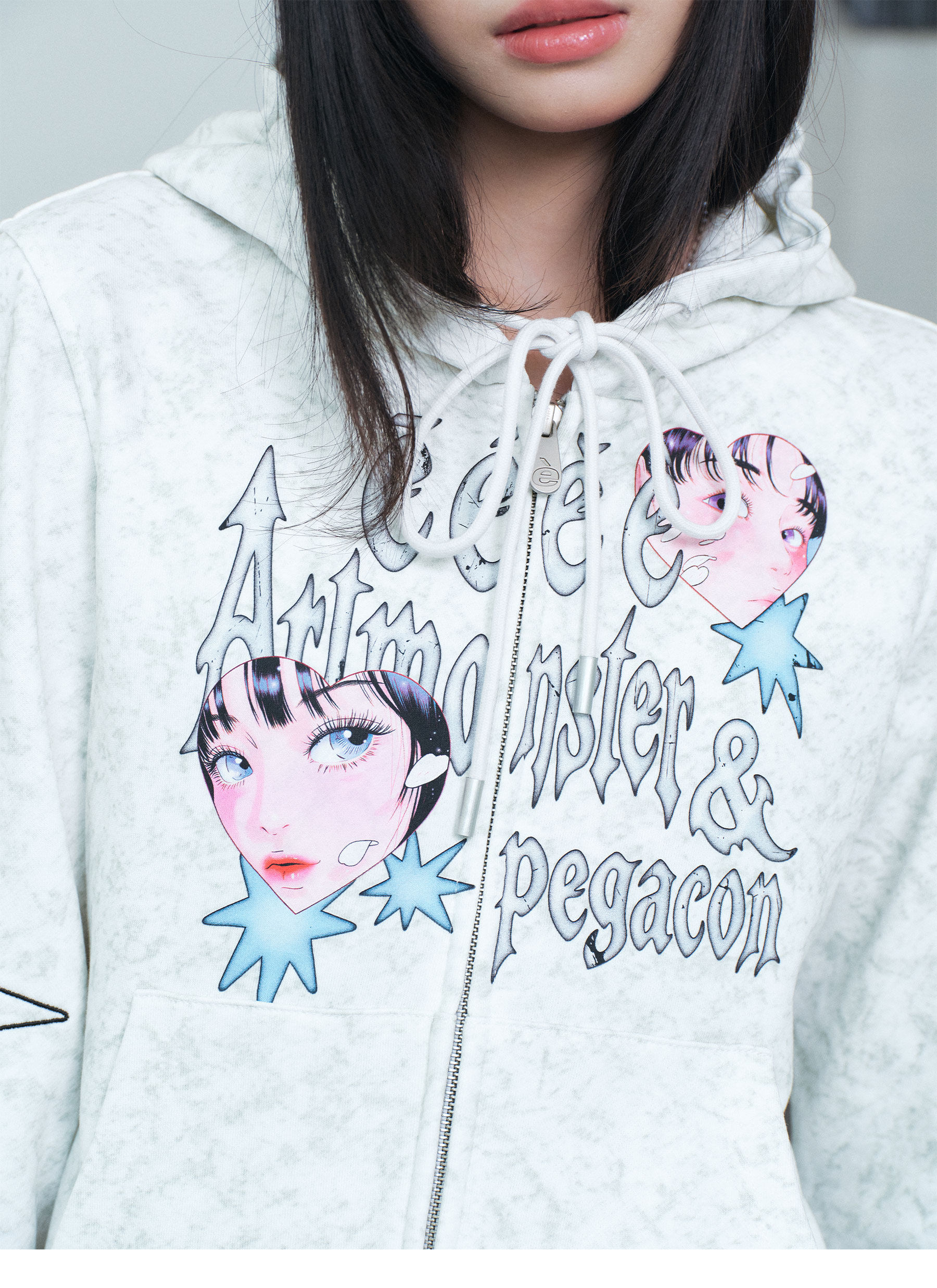 eeeeArtmonster Shattered Gothic Hoodie