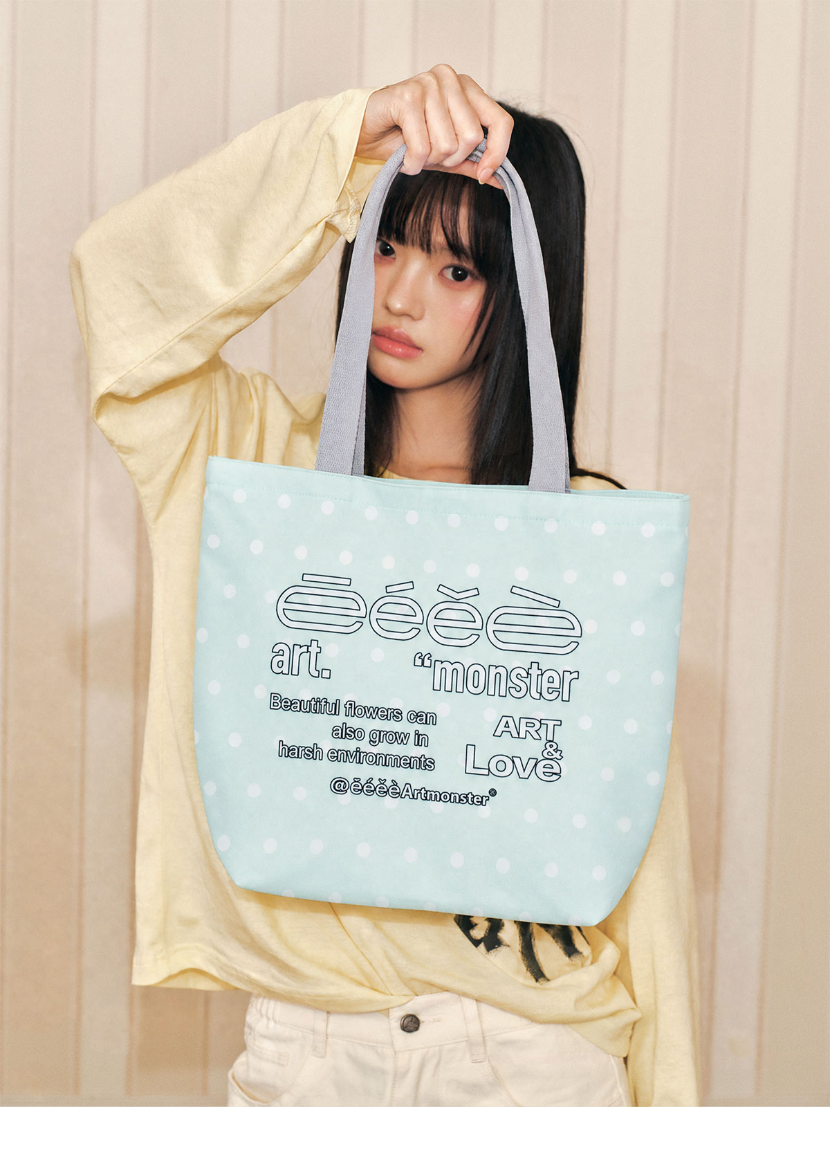 eeeeArtmonster Polka Dot Shoulder Bag