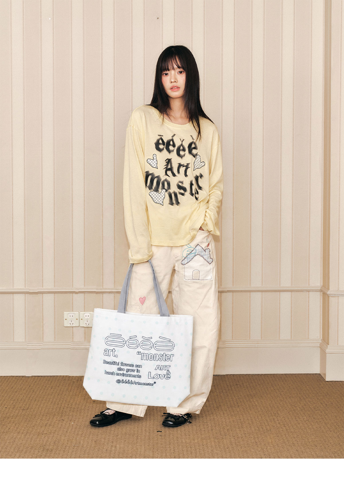eeeeArtmonster Polka Dot Shoulder Bag