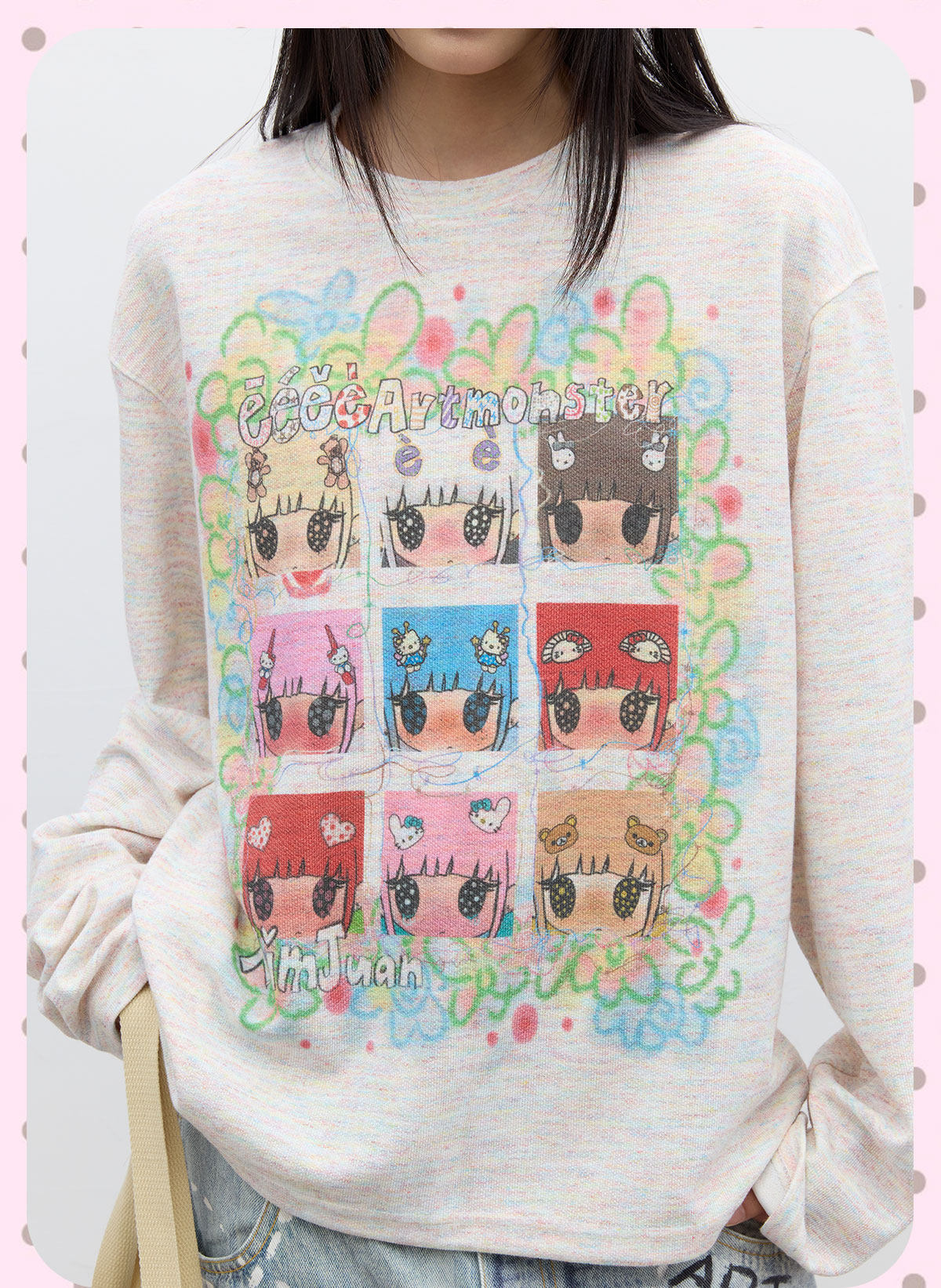eeeeArtmonster Ximen Juan'er Graffiti Print Tee