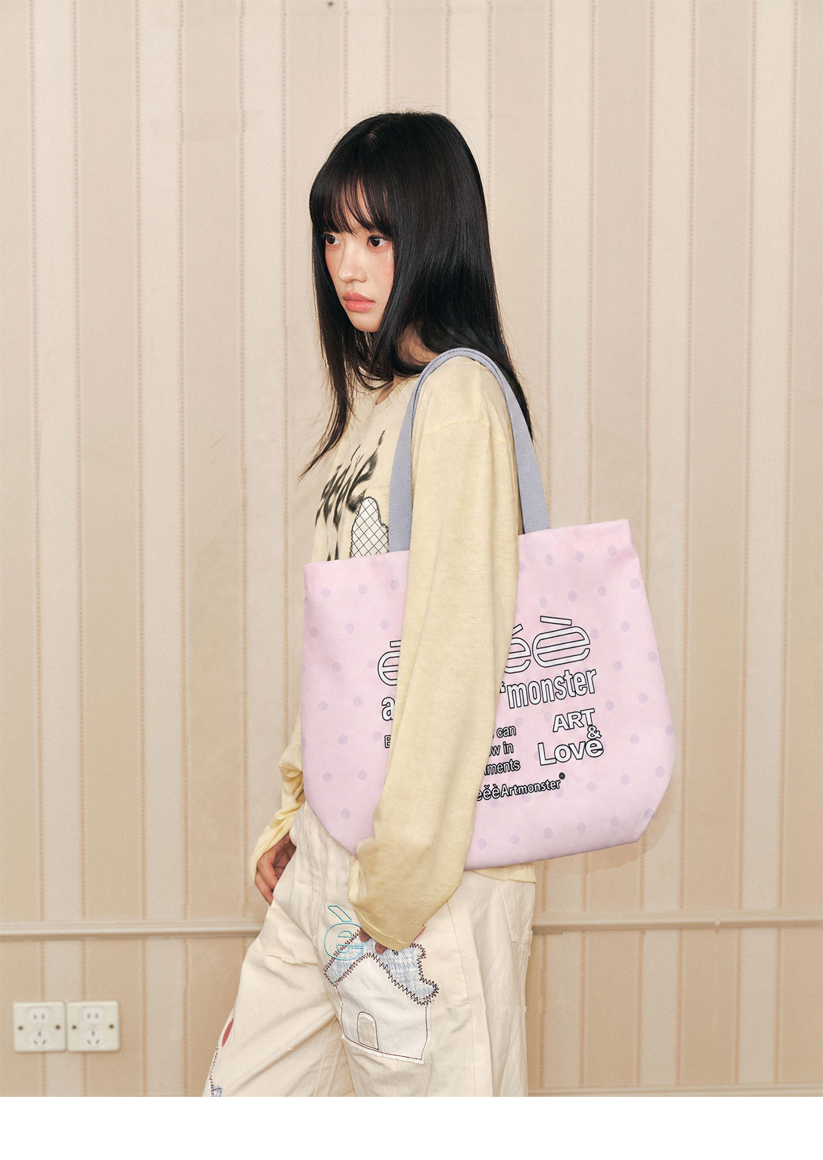eeeeArtmonster Polka Dot Shoulder Bag
