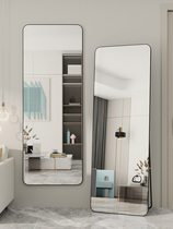 Full-body mirror home wall-mounted dressing mirror ins style girls bedroom three-dimensional fitting mirror dormitory floor mirror