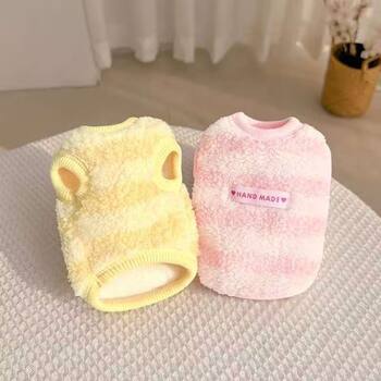 2025 New Ultra-Small Size Fleece Vest for Kittens and Puppies, Autumn and Winter Warm Clothing for Kittens and Puppies, Anti-Shedding