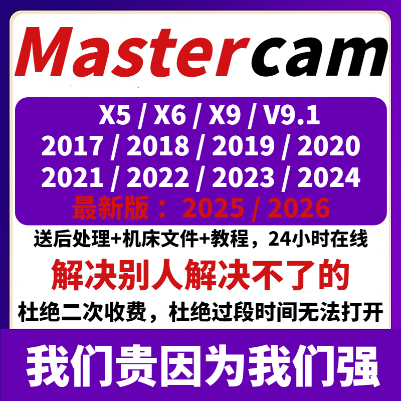 Mastercam Remote Installation 2026/2025/2024/2023/2022/2021/X9/17/X6/9.1