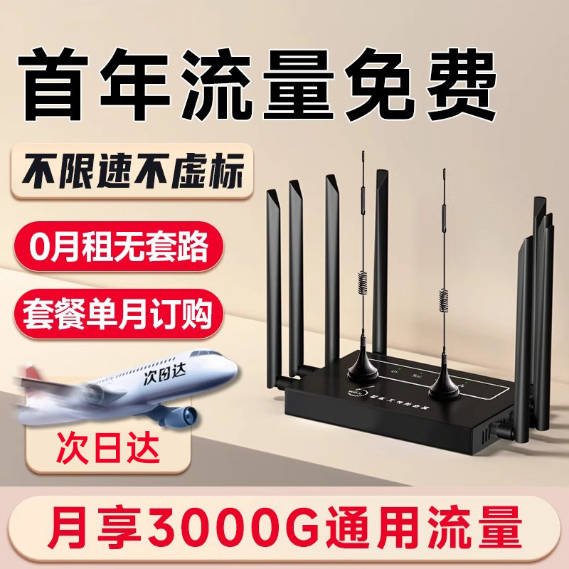 [Бесплатный доступ к данным на один год] Портативный Wi-Fi 2025 новый беспроводной мобильный маршрутизатор Wi-Fi по всей стране, универсальная бескабельная гигабитная широкополосная высокоскоростная сеть корпоративного класса, официальный флагманский магазин wilf h Изображение 1