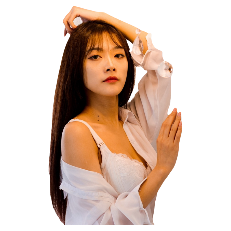[S-037] Chinese Model Clothing Art Darkroom Portrait Body Photography