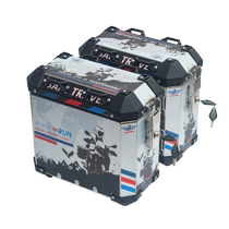 Suitable for Honda CRF190L motorcycle side box tail box small aluminum alloy three-box SDH175-12 modification