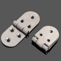 Segmoo thickened stainless steel semi-circle hinge chassis hinge industrial flap folding flat cabinet wardrobe wooden door