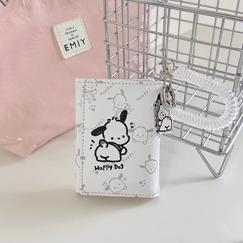 Мультяшный короткий бумажник, сумка, кошелек, милый оригинальный картхолдер