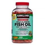 [Самостоятельно] Киркленд Аляска Омега Дикий рыбий жир без добавления капсул 1400 мг230