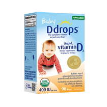 (Auto-opéré) Ddrops Vitamine D3 gouttes pour nourrissons et jeunes enfants DD petit flacon compte-gouttes 2 5 ml 90 gouttes