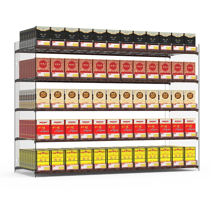 [USD 59.32] Multi-Layer Cigarette Pusher Cigarette Rack Supermarket ...