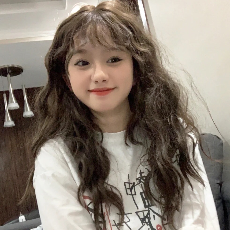 Wig female long hair net red daily lolita long curly hair corn perm wool roll sweet jk natural full headgear