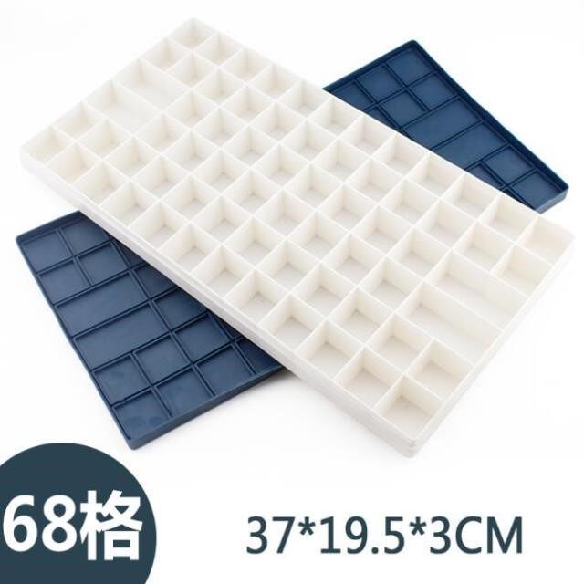 Color box for Chinese painting 24-grid watercolor paint sub-packed box-space gouache box-packed color-leakage makeup plate acrylic