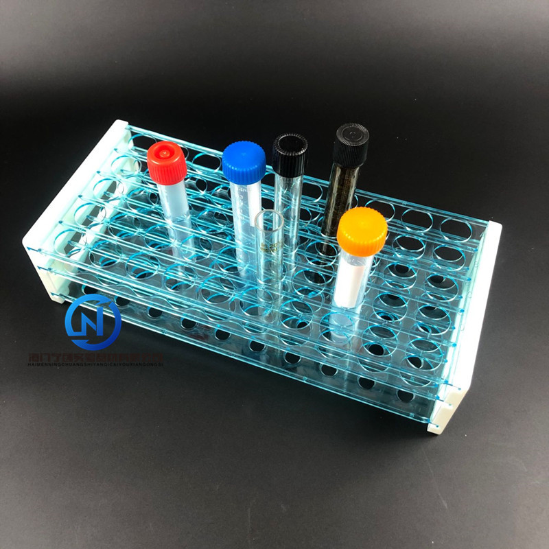 Plastic test tube rack 10ml centrifugal tube rack 15ml centrifugal tube holder for collection of pipe frame nucleic acid detection tube rack centrifugal tube frame 10ml test tube rack 15ml test tube