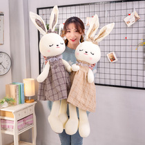 Factory direct creative Bunny plush toy doll Doll Girl birthday gift wholesale