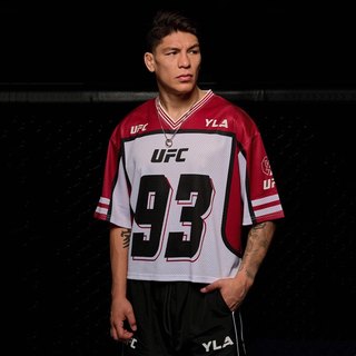 Youngla american new oversized t-shirt ufc alliance same style sports fitness quick-drying breathable loose short-sleeved men