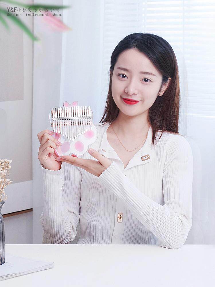 Kalimba thumb piano beginner 17-tone 21-tone finger thumb piano beginner girl Kabalin musical instrument cute