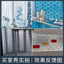 Wall bricks glass bricks custom partition wall bubble square bricks wall bricks solid melted scenery transparent crystal color curtain heating