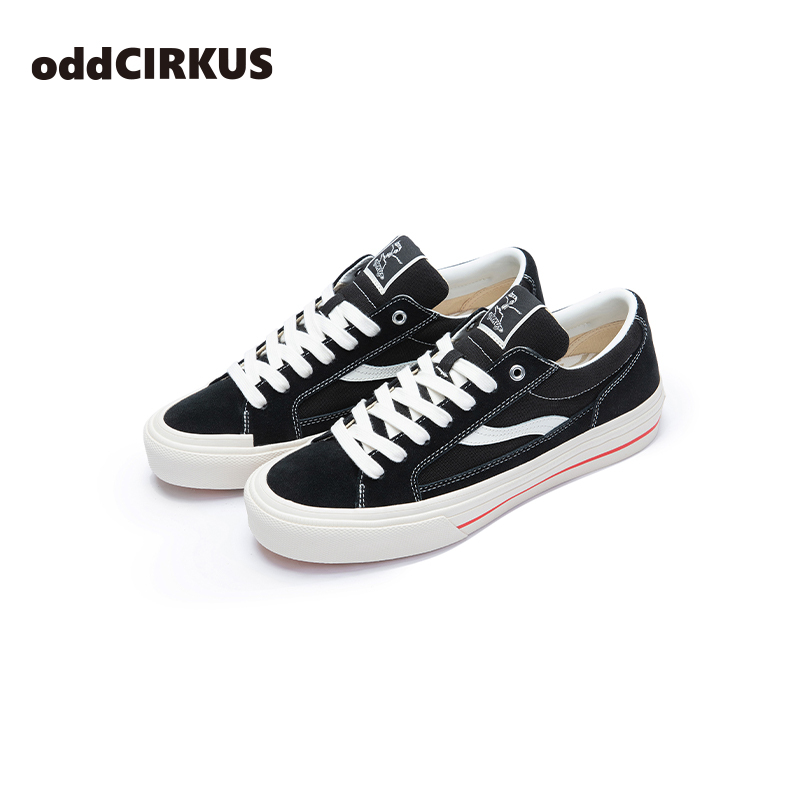 Oddcirkus Astley Neon Classic Black Skateboard Shoes Sports Outdoor Japanese Street Style Sneakers for Men and Women Oddcirkus Astley Neon Classic Black Skateboard Shoes Sports Outdoor Japanese Street Style Sneakers for Men and Women