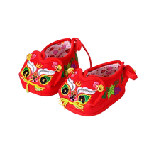 Baby Tiger Head Shoes 2024 Year of the Tiger New Tiger Shoes Hundred Days Grasping Week Men and Women Baby Shoes Soft Sole Handmade Cloth Shoes