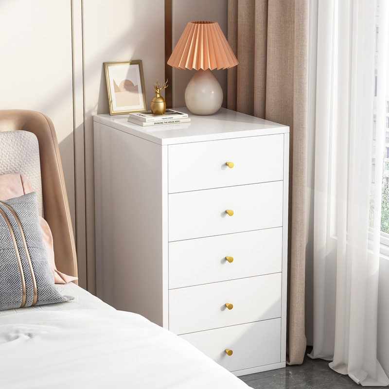 Bedside table modern minimalist small simple style bedroom mini light luxury storage bedside cabinet small size cabinet