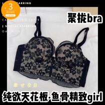 Underwear Womens small breasts gather with adjusted type Concorde no steel ring explicit large fish bones onto the anti-pituitary girls bra suit