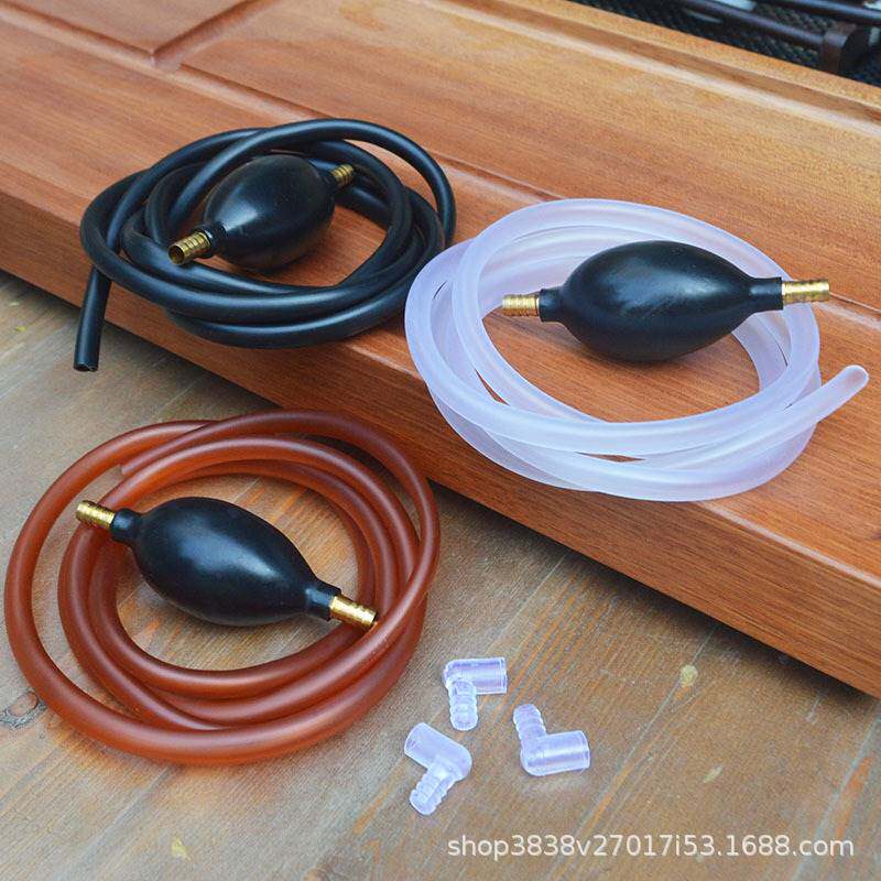 Tea tray drain pipe with absorbent ball silicone rubber hose tea table water outlet pipe copper tea table sewer pipe utility-fefe tea fitting-Taobao