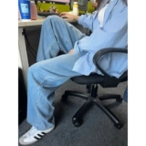 Штаны, тонкие джинсы, оверсайз, подходит для подростков