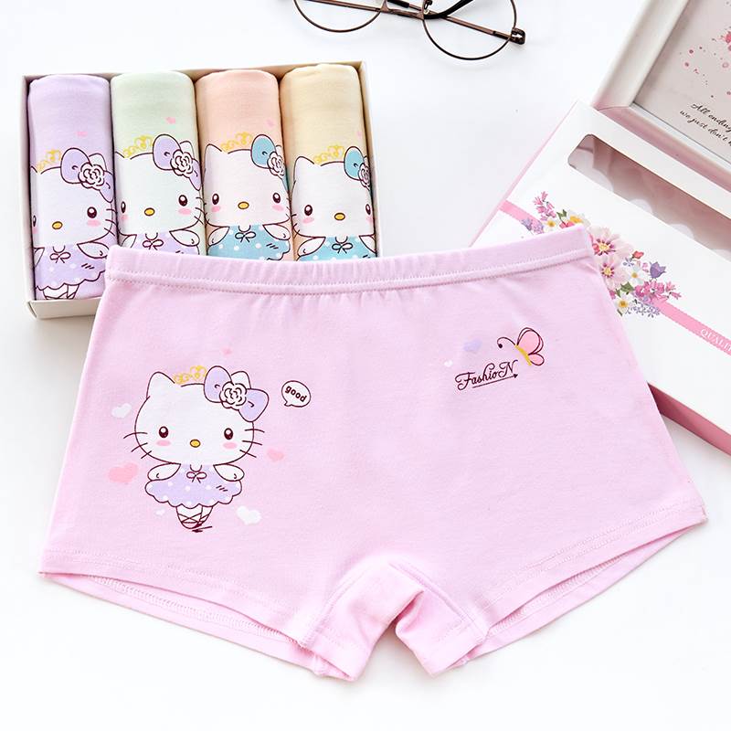 Cotton era 100% cotton, medium and large, boys, children, children, short briefs, summer thin, modal, four boxers