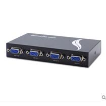Four in and one out HD VGA switch 4 in and 1 out computer monitoring host video display splitter total