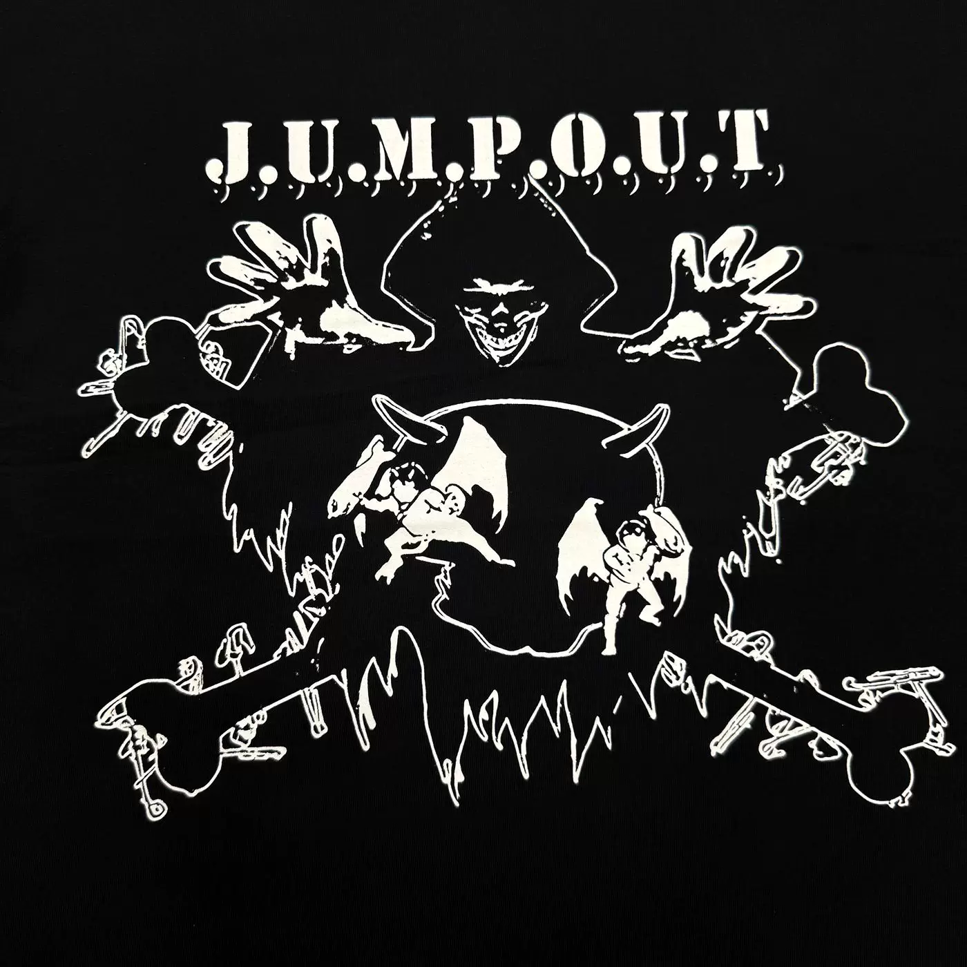 Osamason Jumpout Tour Black T-Shirt Tour venue limited printed short-sleeved T-shirt