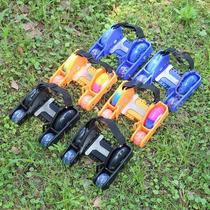 Childrens Starry Sky Auxiliary Roller Skates Wheel PU Learning Belt Luminous Wind and Fire Heelys Shoes Four-Wheel Light Wheel* Roller Skates