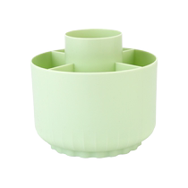 360-degree rotating pen holder storage box for children girls students Japanese style simple modern office desktop decorations large capacity makeup pen holder pen holder girls boys students cute pen bucket