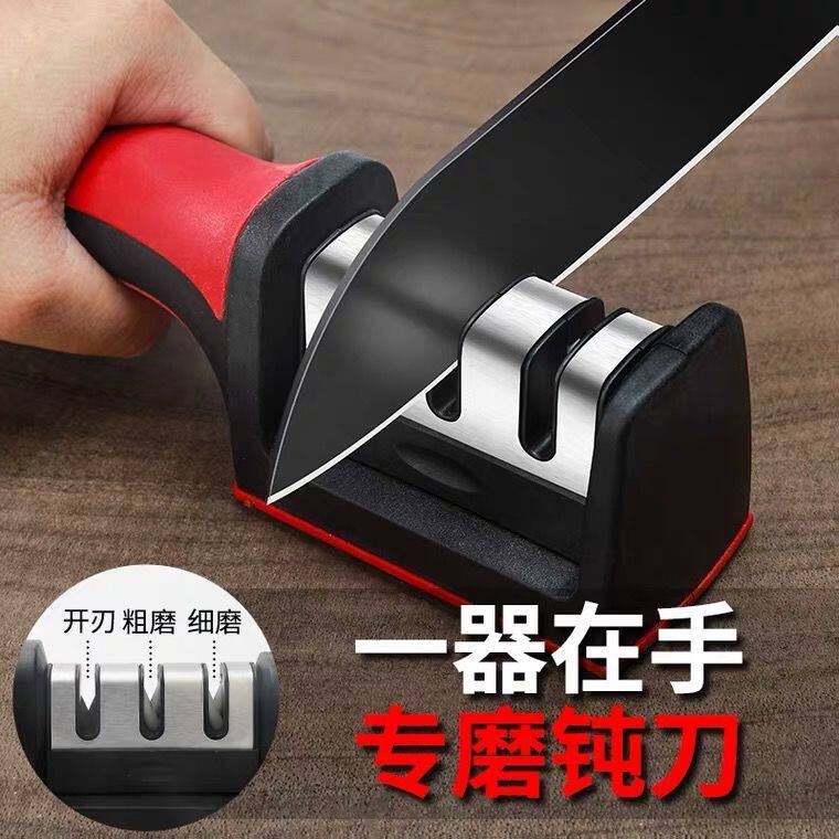 Knife sharpener fast sharpener whetstone home kitchen knife diamond sharpener with multi-functional fast sharpener