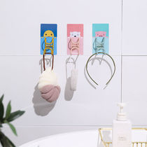 Washbasin containing rack multifunctional shelve face basin rack hook bathroom toilet with basin deity wall-mounted free of punch