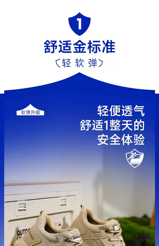 Giày bảo hộ lao động Blue Gull Shield, giày bảo hộ lao động cũ chống va đập và chống thủng mùa hè thoáng khí cho nam